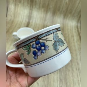 4 Coffee cup MIKASA INTAGLIO
